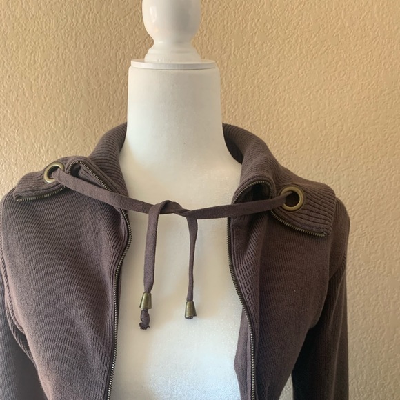 Liz Claiborne brown cardigan sweater in size Small - Picture 6 of 16